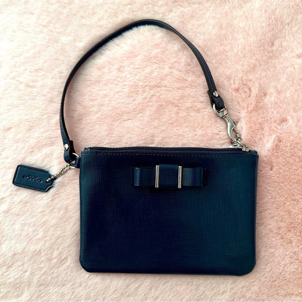 Coach Slim Blue Wallet